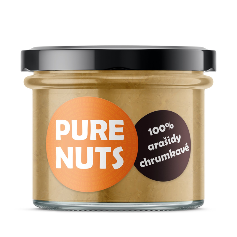 Arašidové maslo chrumkavé 200g Pure nuts
