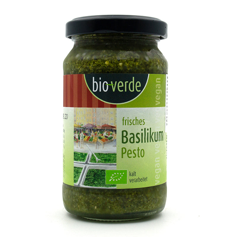 Bazalkové pesto vegánske bio 165g bio-verde