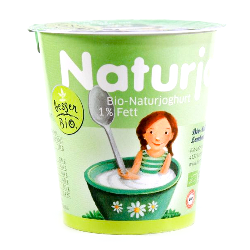 Biely jogurt nízkotučný 1% bio 150g Besser bio