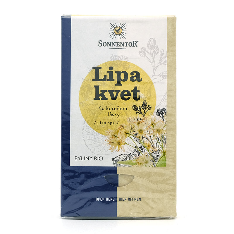 Lipa kvet, čaj porciovaný bio 27g Sonnentor