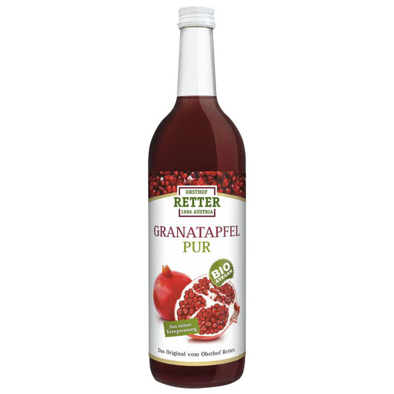 Čistá bio šťava z granátového jablka 750ml Obsthof Retter