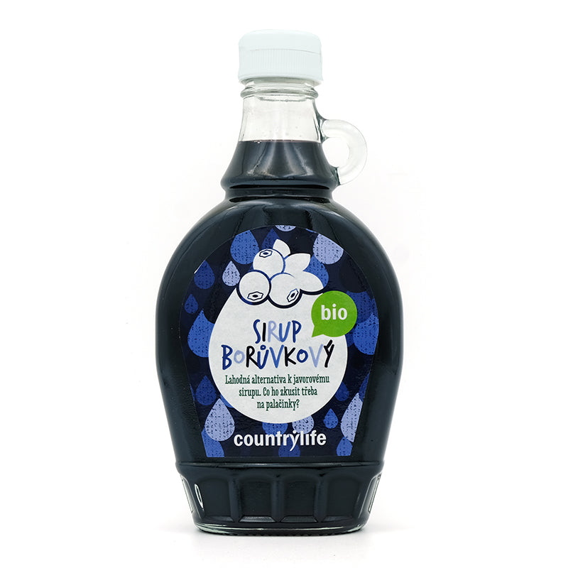 Čučoriedkový sirup bio 250ml Country Life