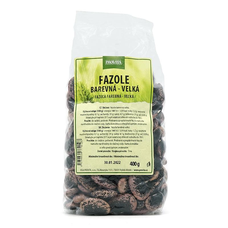 Fazuľa farebná veľká 400g Provita