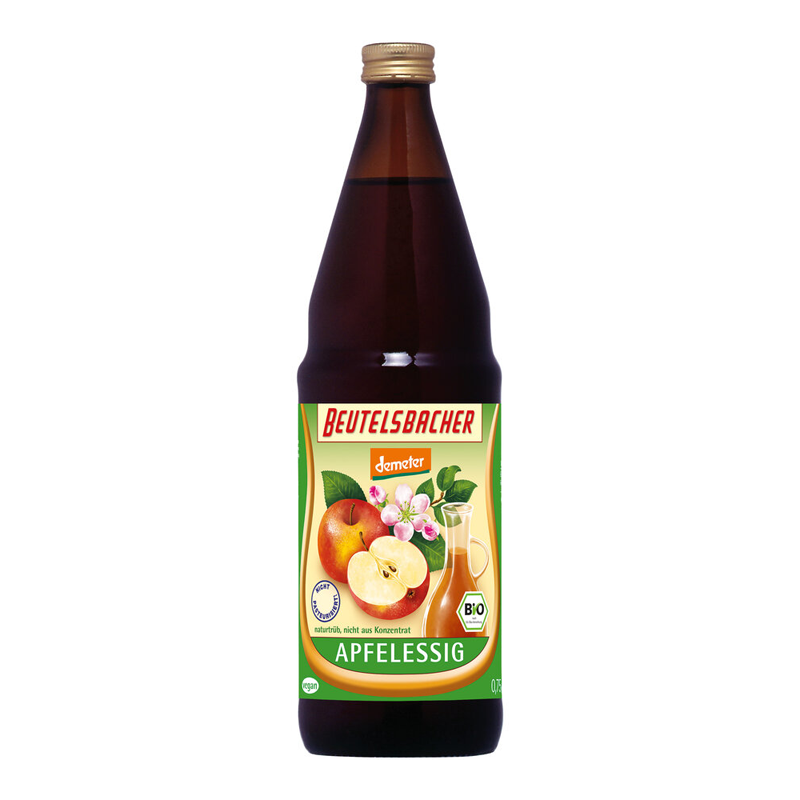 Jablčný ocot nepasterizovaný demeter bio 750ml Beutelsbacher