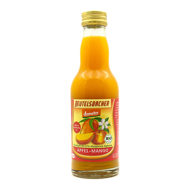 Ovocná šťava jablko a mango bio demeter 200ml Beutelsbacher