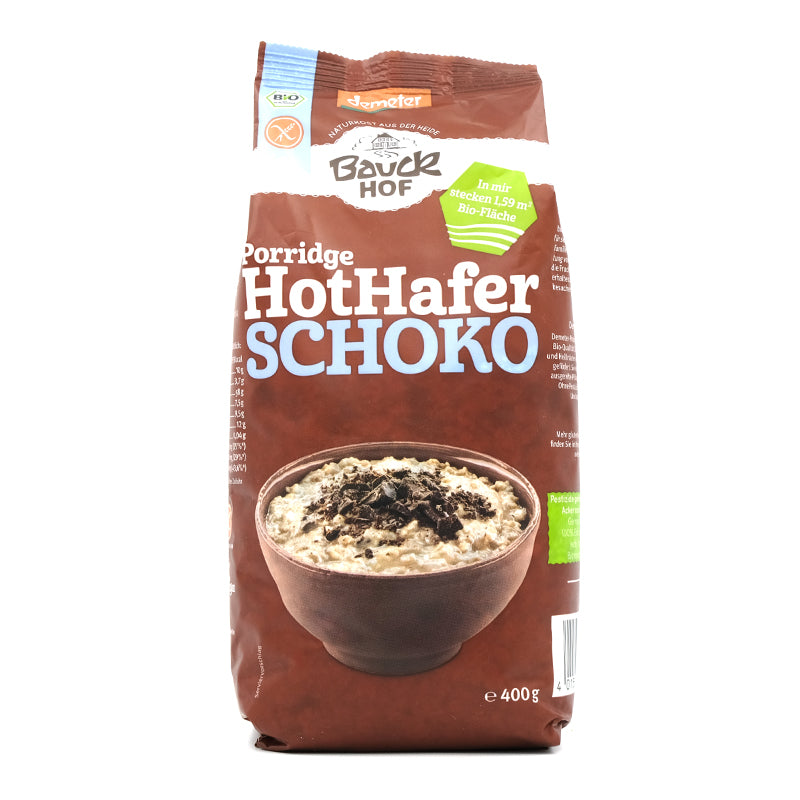 Kaša ovsená s čokoládou bezlepková bio demeter 400g Bauckhof
