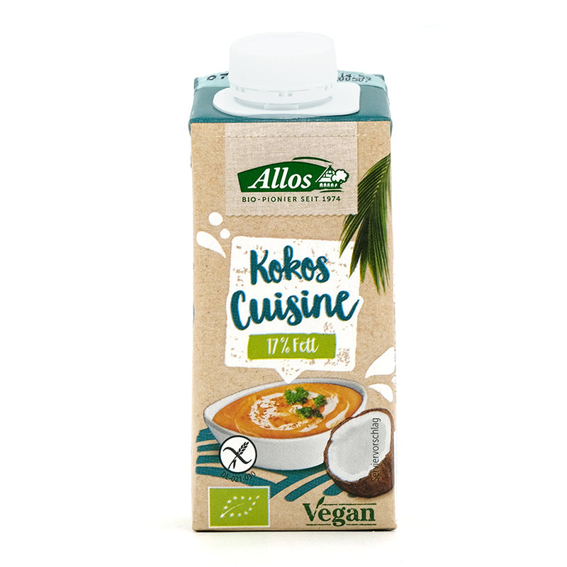 Kokosová smotana 17% bio 200ml Allos