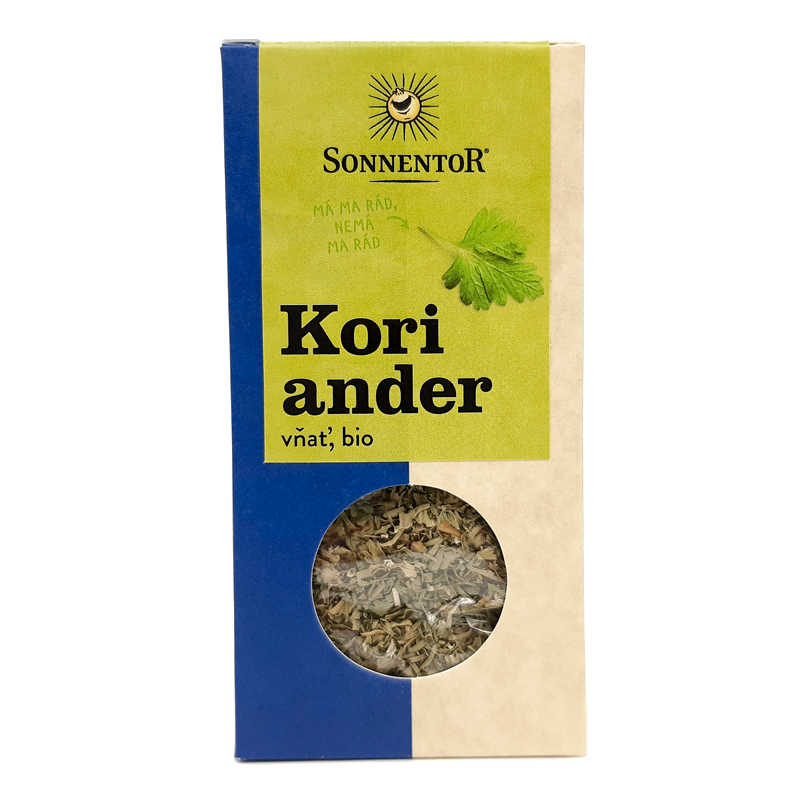 Koriander vňať, korenie bio 15g Sonnentor