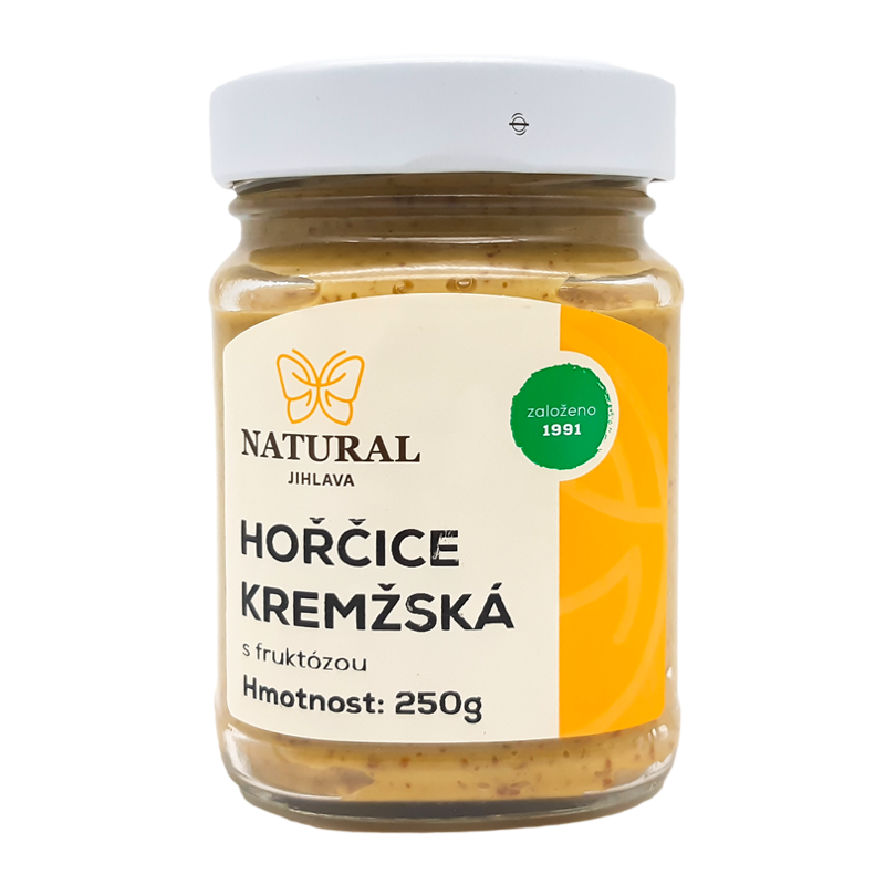 Kremžská horčica s fruktózou 250g Natural Jihlava