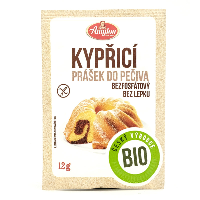 Kypriaci prášok do pečiva bio 12g Amylon