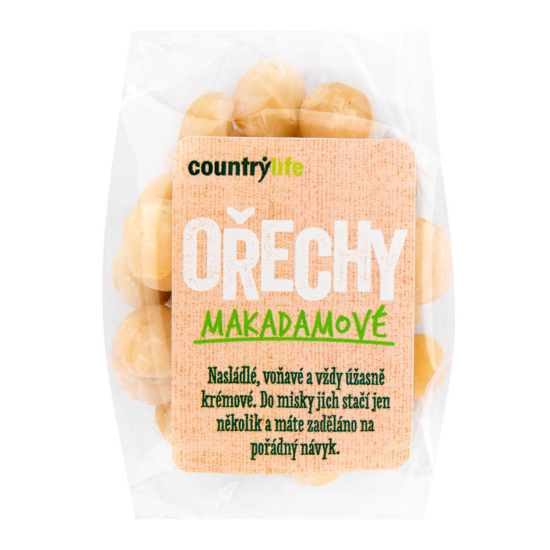 Makadamové orechy 80g Country Life