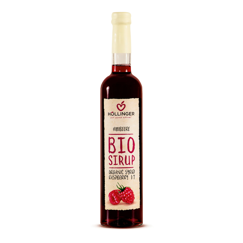 Malinový sirup bio 500ml Hollinger