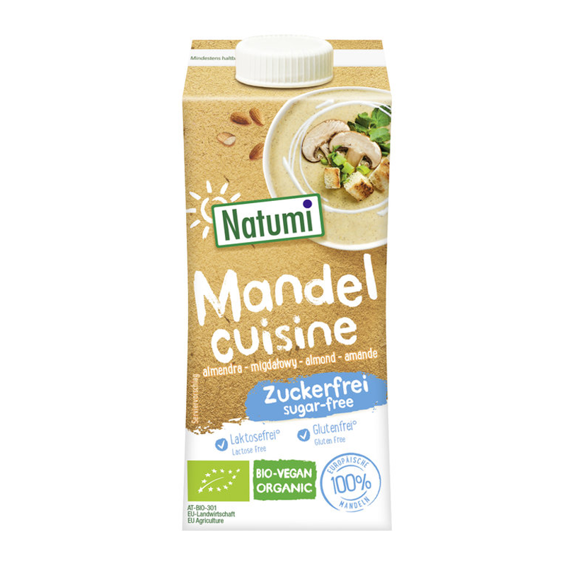 Mandľový krém na varenie a pečenie Cuisine bio 200ml Natumi