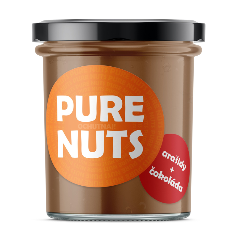 Nátierka arašidová s čokoládou 330g Pure Nuts