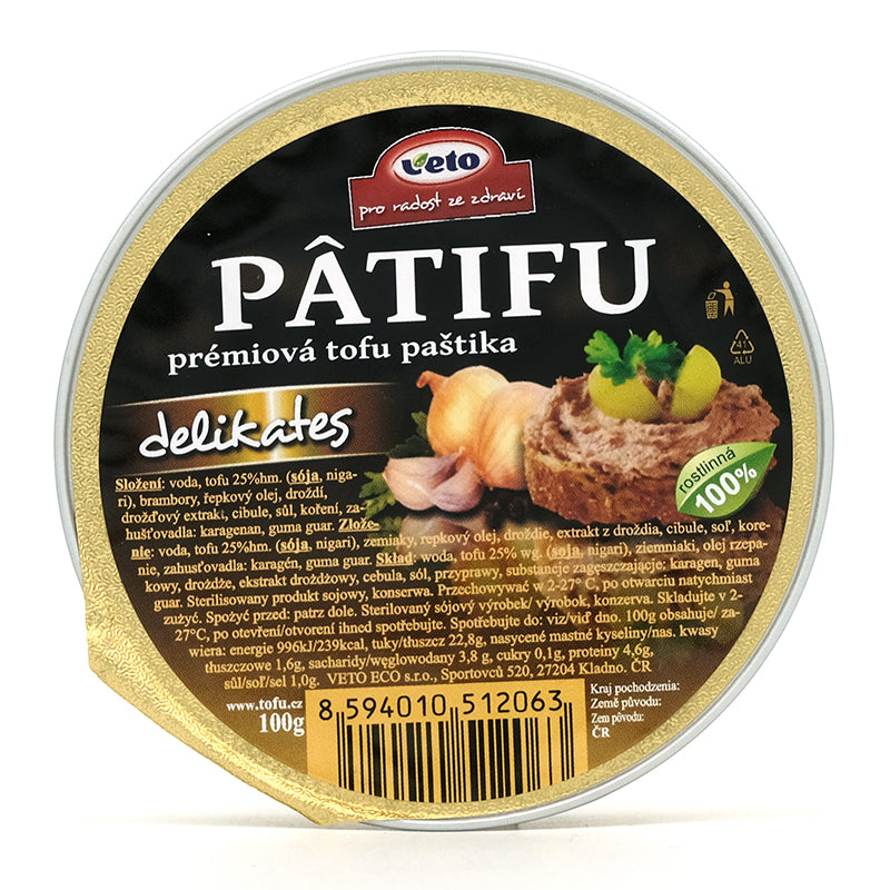 Nátierka Patifu delikates 100g Veto