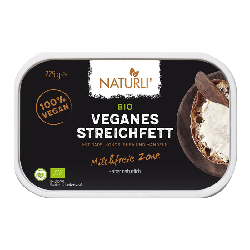 Vegánska alternatíva nátierkového masla bio 225g Naturli
