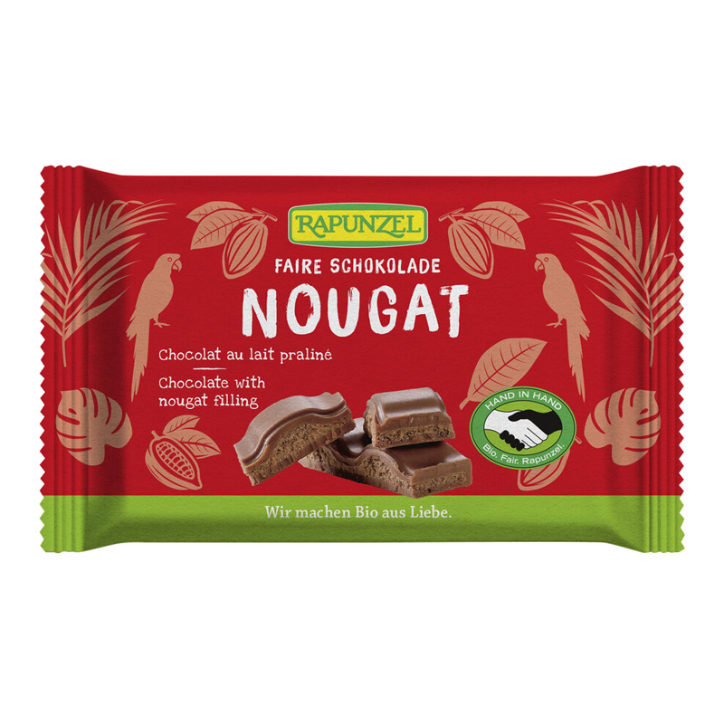 Čokoláda Nugát bio 100g Rapunzel