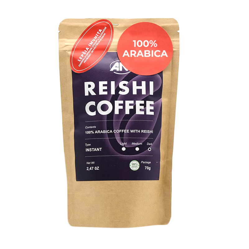 Reishi čierna káva instantná 70g ANi
