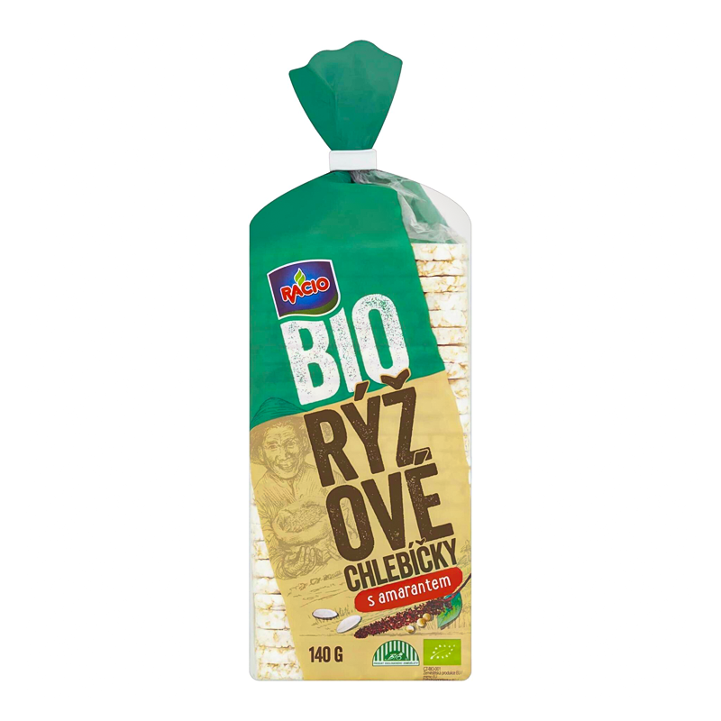 Ryžové chlebíčky s amarantom bio 140g Racio