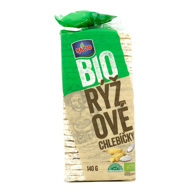 Ryžové plátky bio 140g Racio