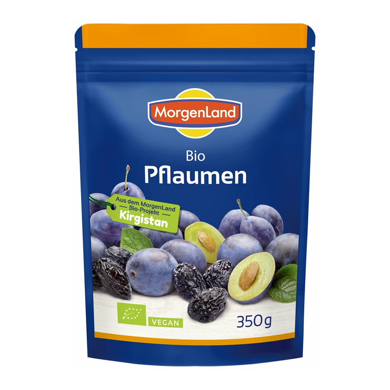 Sušené slivky bez kôstky bio 350g Morgenland