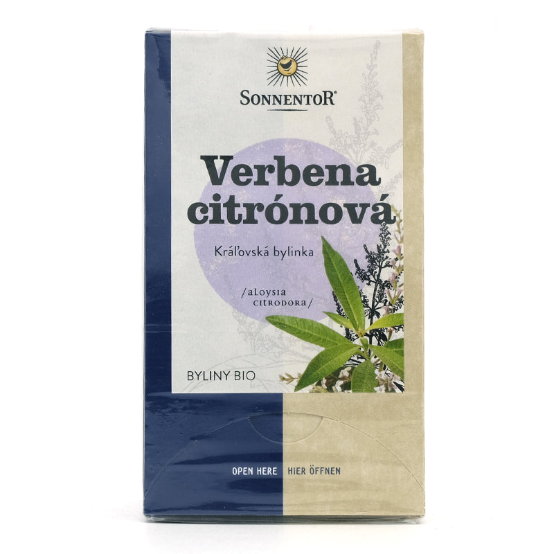 Verbena, čaj porciovaný bio 27g Sonnentor
