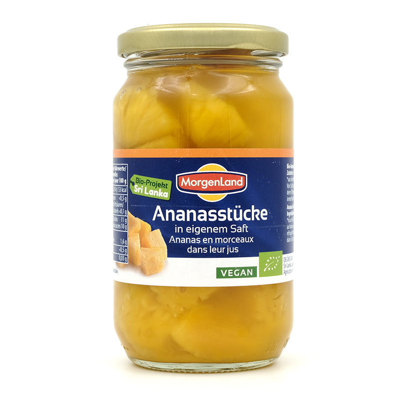 Zaváraný ananás bio 350g Morgenland