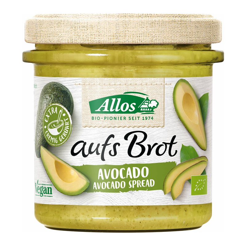 Avokádová nátierka vegan bio 140g Allos