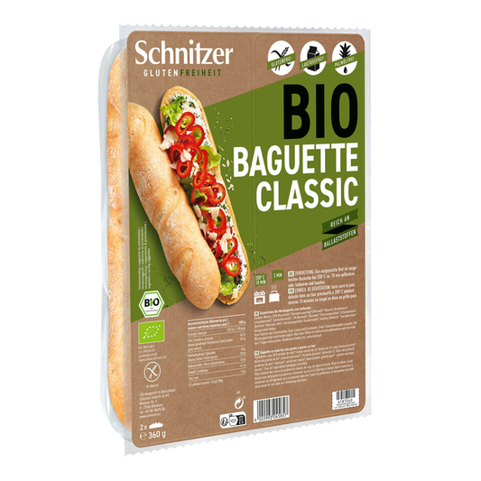 Bezlepková bageta Classic 2ks bio 360g Schnitzer