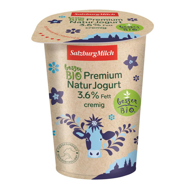 Biely jogurt 3,6% bio 500g Besser bio