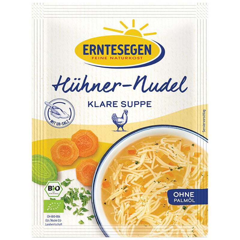 Bio kuracia polievka s rezancami 37 g (0,5L - 2 porcie) ERNTESEGEN