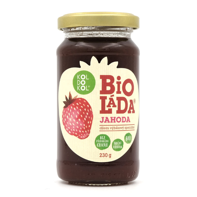 Bioláda jahodová bio 230g Koldokol