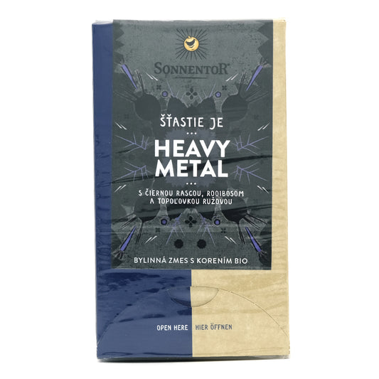 Štastie je Heavy Metal, čaj porciovaný bio 27g Sonnentor