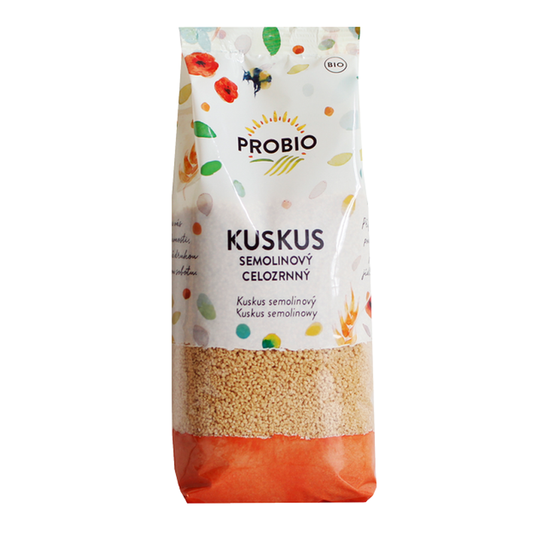 Celozrnný kuskus semolinový bio 400g Probio