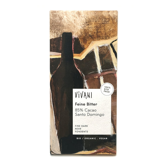 Čokoláda horká Santo Domingo 85% bio 80g Vivani