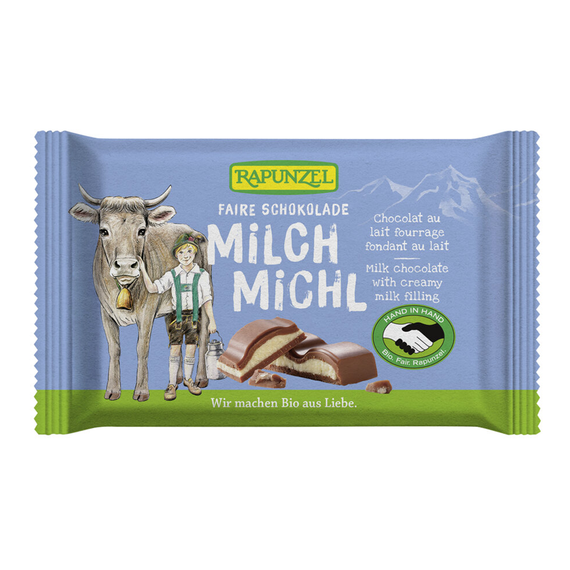 Mliečna čokoláda Michl bio fairtrade 100g Rapunzel