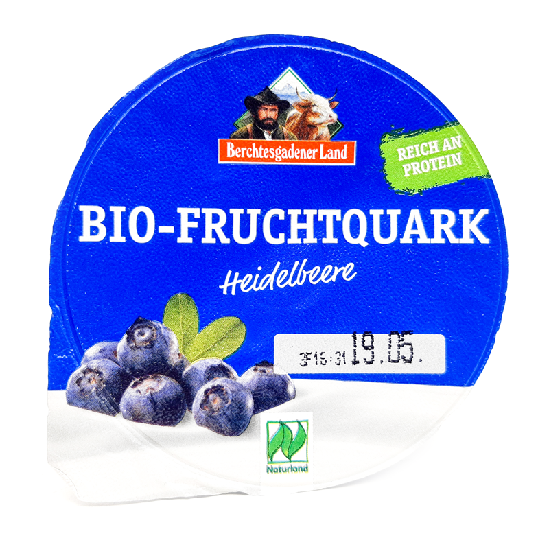 Čučoriedkový tvaroh bio 150g Berchtesgadener Land