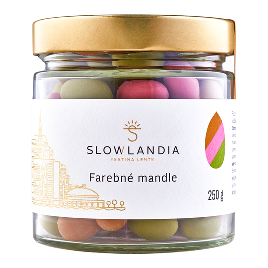 Farebné mandle 250g Slowlandia
