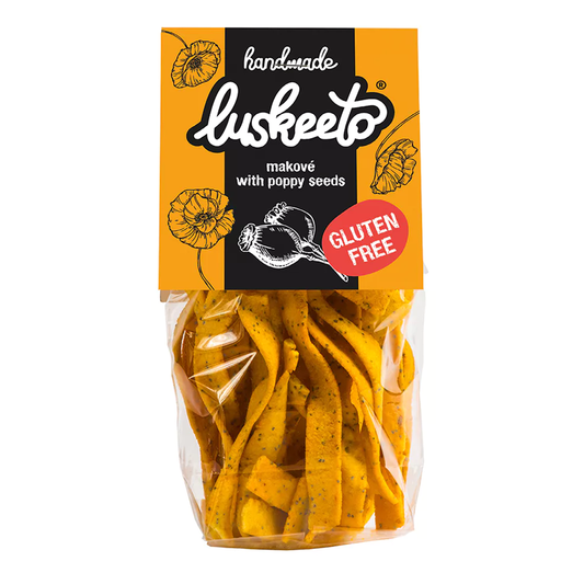 Farmárske strukovinové krekry makové 70g Luskeeto