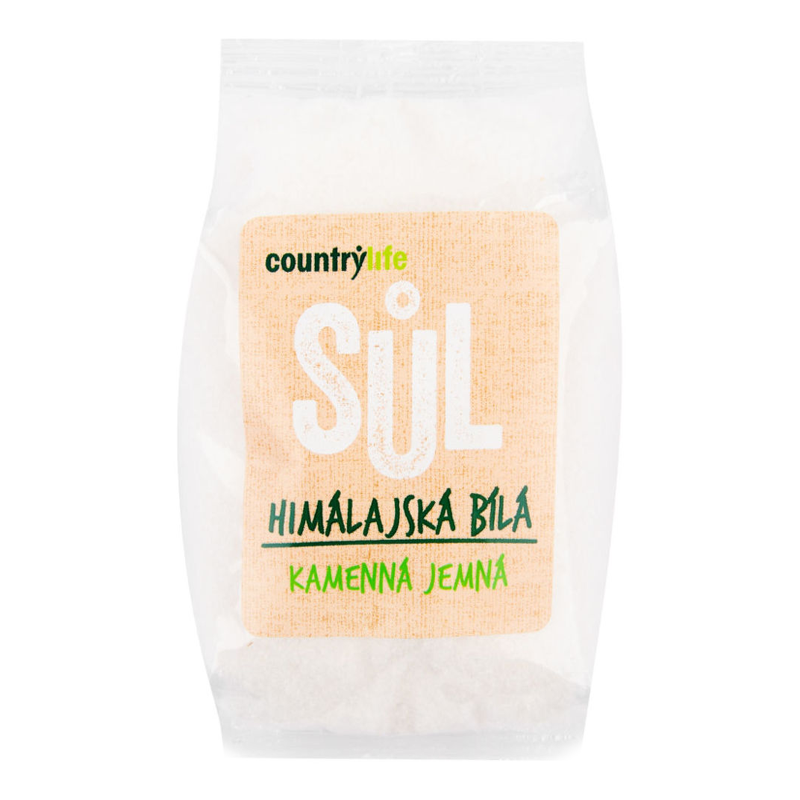 Himalájska soľ biela jemná 500g Country Life