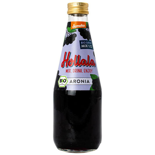 Hollala Arónia bio sirup (1:12) 0,33 l Victualium