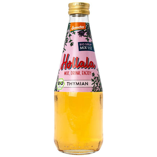 Hollala Thymian bio sirup (1:12) 0,33 l Victualium