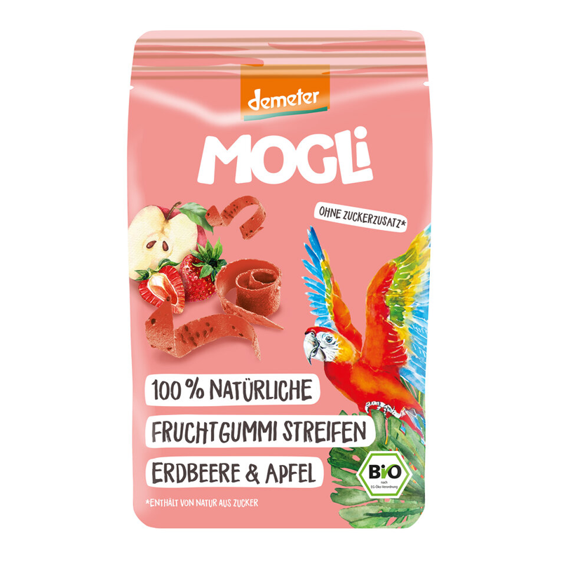 Jahodové plátky demeter bio 25g Mogli