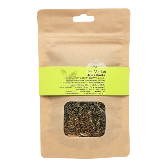 Japan Bancha zelený čaj sypaný 50g Tea Market