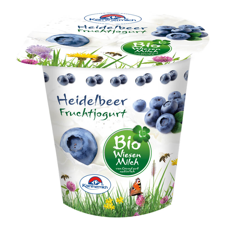 Ovocný jogurt čučoriedkový bio 150g Wiesen Milch