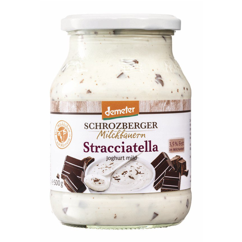 Jogurt stracciatella v skle bio 500g Schrozberger