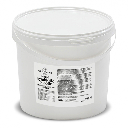 Kokosová alternatíva kefíru Symbiotic Cocofir natural raw bio 5l Wild&Coco