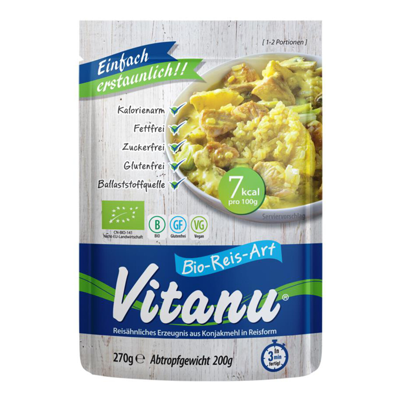 Konjaková ryža bio 270g Vitanu