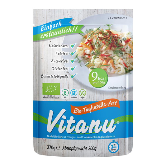 Konjakové tagliatelle bio 270g Vitanu