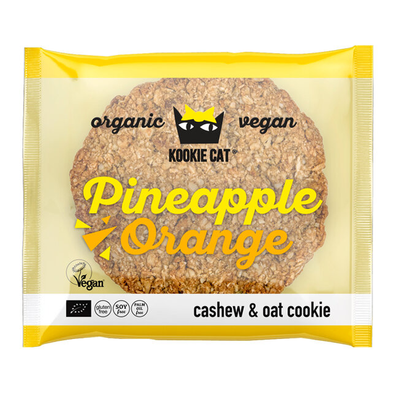 Cookie ananás + pomaranč bio 50g Kookie Cat